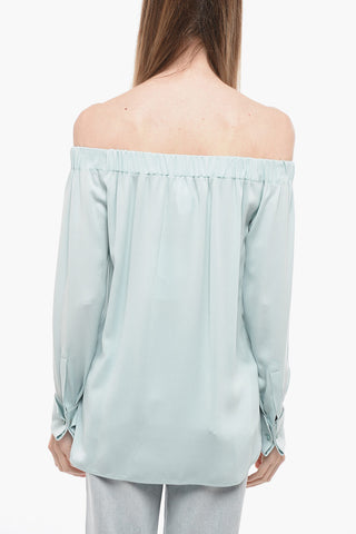 Blusa Off-Shoulder MICHELA in Seta