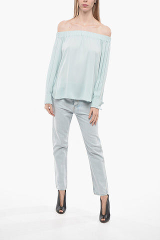Blusa Off-Shoulder MICHELA in Seta