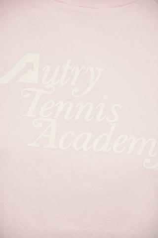 Contrasting Printed TENNIS ACADEMY Crew-Neck T-shirt