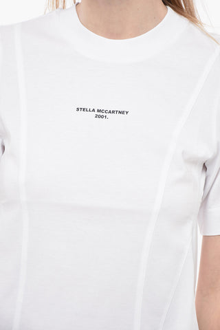 Cotton 2001 T-Shirt with Transversal Stitchings