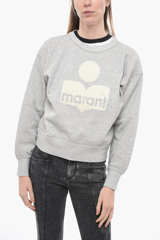 ETOILE Crew Neck MOBYLI Sweatshirt with Flocked Logo