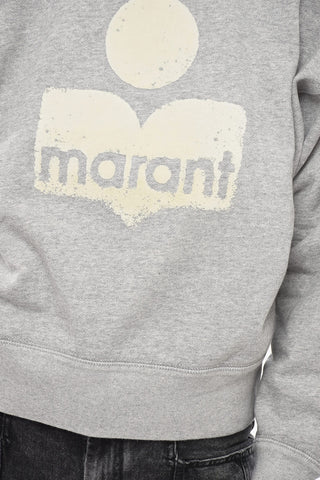ETOILE Crew Neck MOBYLI Sweatshirt with Flocked Logo