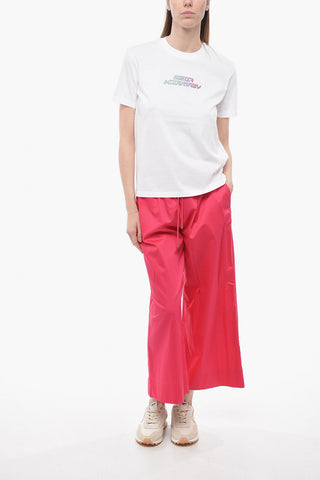 Crewneck T-Shirt HIGH FREQUENCY with Embossed Logo