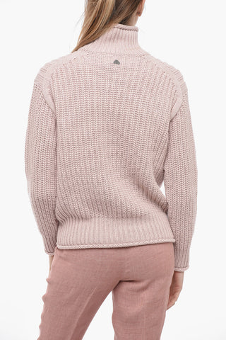 Solid Color ROCKCLIFFE Turtleneck Sweater