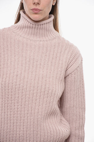 Solid Color ROCKCLIFFE Turtleneck Sweater