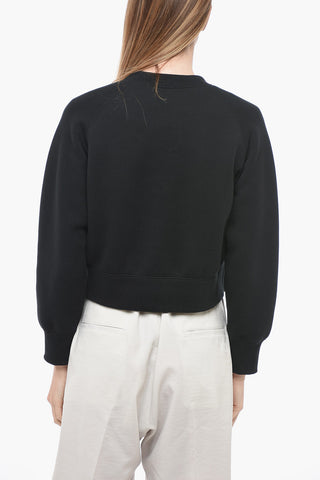 Felpa Cropped Fit I GOT A FEELING con Spacchi Laterali