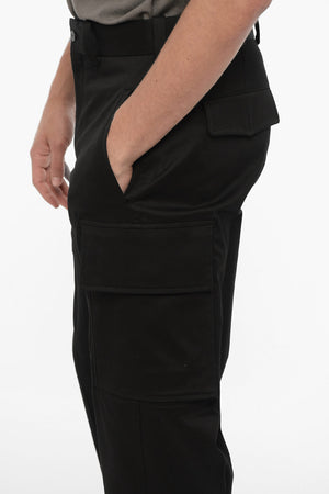 Locker sitzende Cargo-Hose FIREMAN mit Knopf am Knöchel