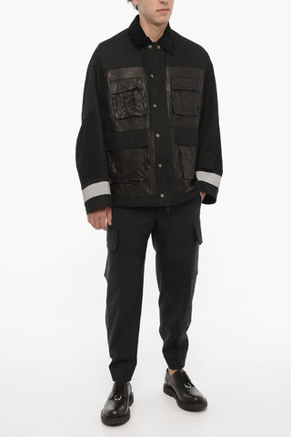 Utility-Jacke mit Rippkragen