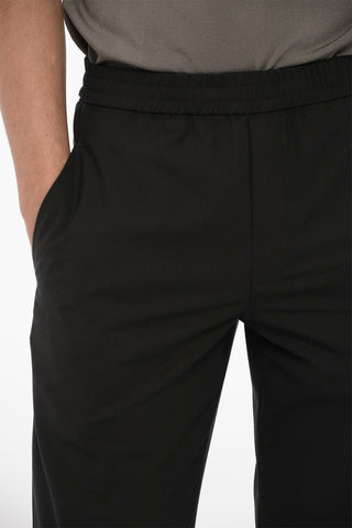 Pantaloni Slim Fit con Zip alla Caviglia