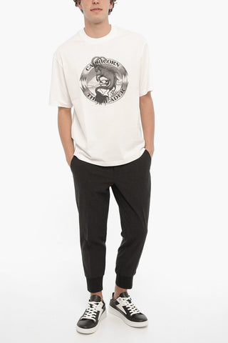 Bedrucktes Rundhals-T-Shirt CAPRICORN THE LEADER