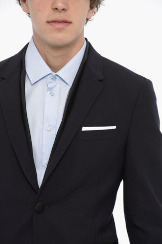 Two-Buttons Blazer with Double Side Split