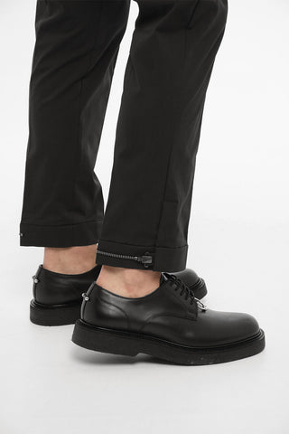 Slim Fit Chino Pants with Adjustable Ankle