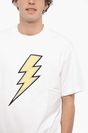 Slim Fit Rundhals-T-Shirt RAINBOLT