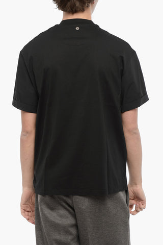 Easy Fit Crew-neck T-Shirt with Contrasting Detail