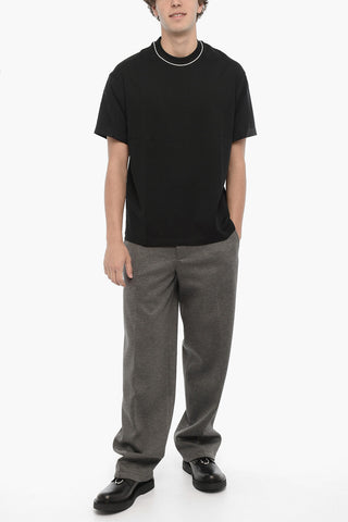Easy Fit Crew-neck T-Shirt with Contrasting Detail