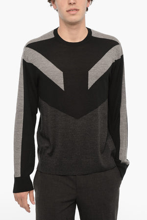 Two-Tone Wool Sweater MODERNIST