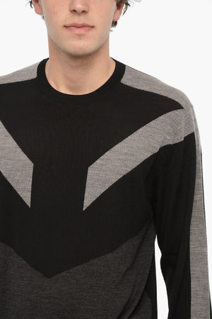 Two-Tone Wool Sweater MODERNIST