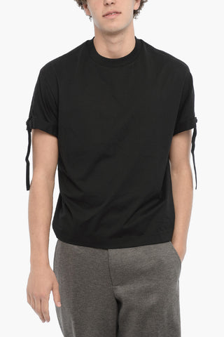 T-shirt Girocollo Slim Fit in Cotone
