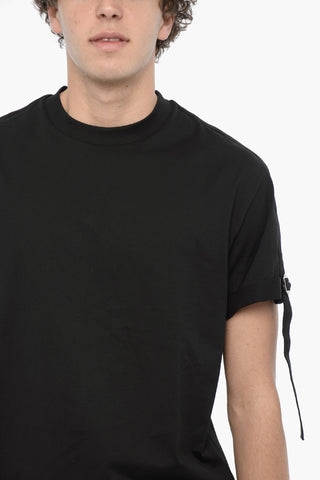 T-shirt Girocollo Slim Fit in Cotone