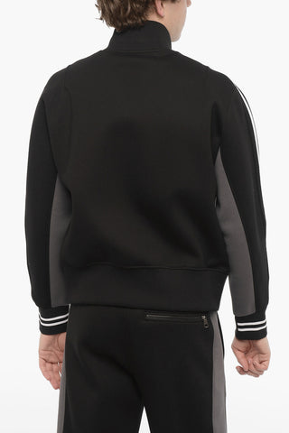 Neoprene Bicolor Slim Fit Sweatshirt