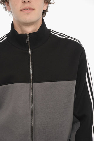 Neoprene Bicolor Slim Fit Sweatshirt