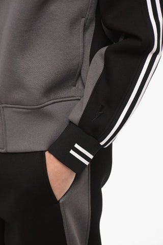 Neoprene Bicolor Slim Fit Sweatshirt