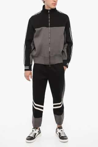 Neoprene Bicolor Slim Fit Sweatshirt