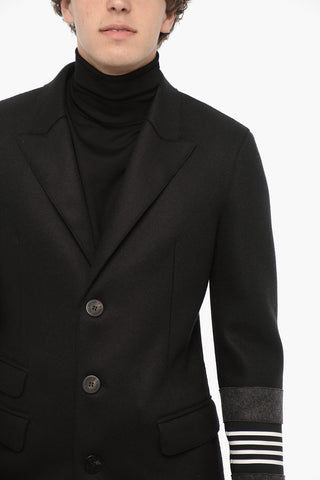 Unlined TRAVEL STRIPED Skinny fit Coat