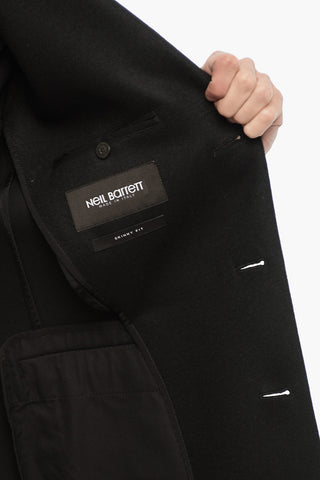Unlined TRAVEL STRIPED Skinny fit Coat