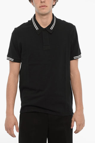Piquet Cotton Slim Fit Polo Shirt