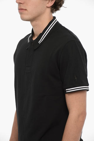 Piquet Cotton Slim Fit Polo Shirt