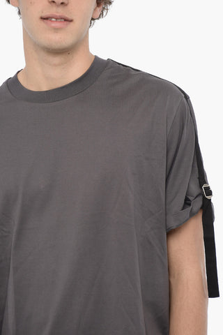 Slim Fit Crew-Neck T-Shirt with Contrast Bands