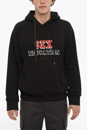 Felpa Hoodie SEX EDUCATION Easy Fit In Cotone 