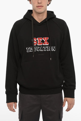 Felpa Hoodie SEX EDUCATION Easy Fit In Cotone 