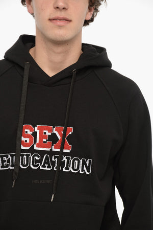 Felpa Hoodie SEX EDUCATION Easy Fit In Cotone 