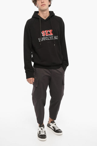 Felpa Hoodie SEX EDUCATION Easy Fit In Cotone 