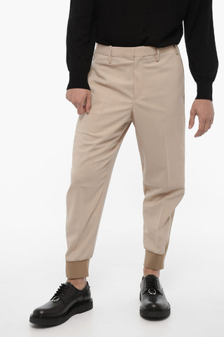 Pantaloni Causal Slim Fit Con Bande Laterali A Contrasto