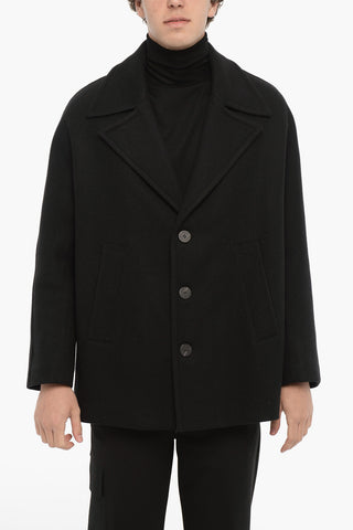 Peacoat Oversize in Misto Lana 