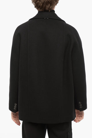 Peacoat Oversize in Misto Lana 