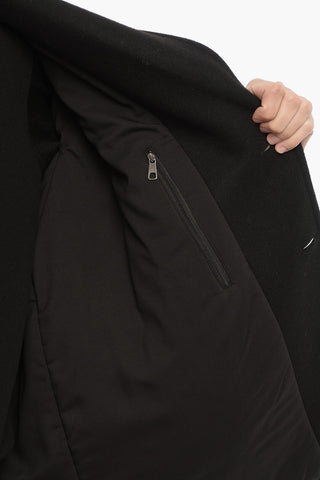 Peacoat Oversize in Misto Lana 