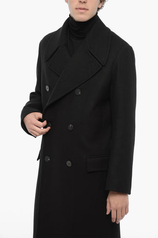 Slim Fit Double Breasted Coat