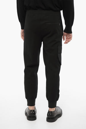 Pantaloni Cargo Skinny Fit con Elastico in Vita