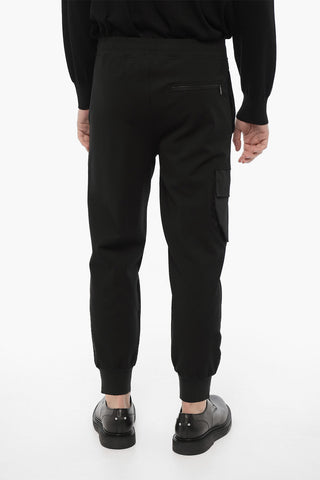 Skinny-Fit Cargo Pants with Elastic Waist