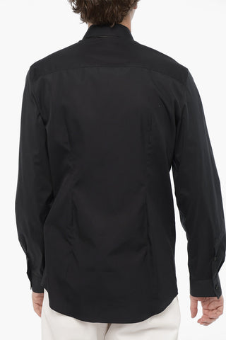 Camicia Loose Fit in Tinta Unita