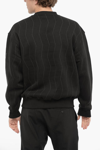 Easy Fit Embroidered Crew-neck Sweatshirt
