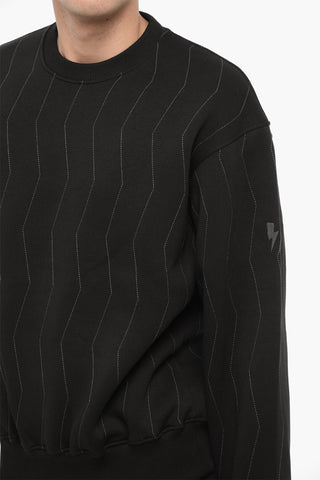 Easy Fit Embroidered Crew-neck Sweatshirt