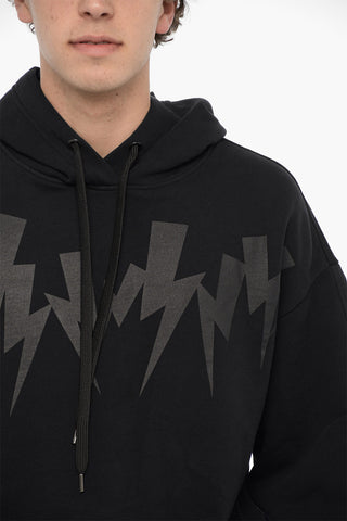 Brushed Cotton JUMBLED BOLT Hoodie