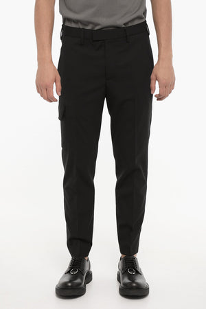 Skinny Fit Cargo Pants with Regular Waist