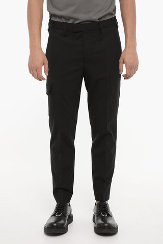Pantaloni Cargo Skinny Fit Vita Regolare