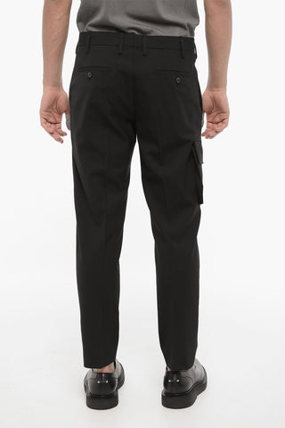 Pantaloni Cargo Skinny Fit Vita Regolare